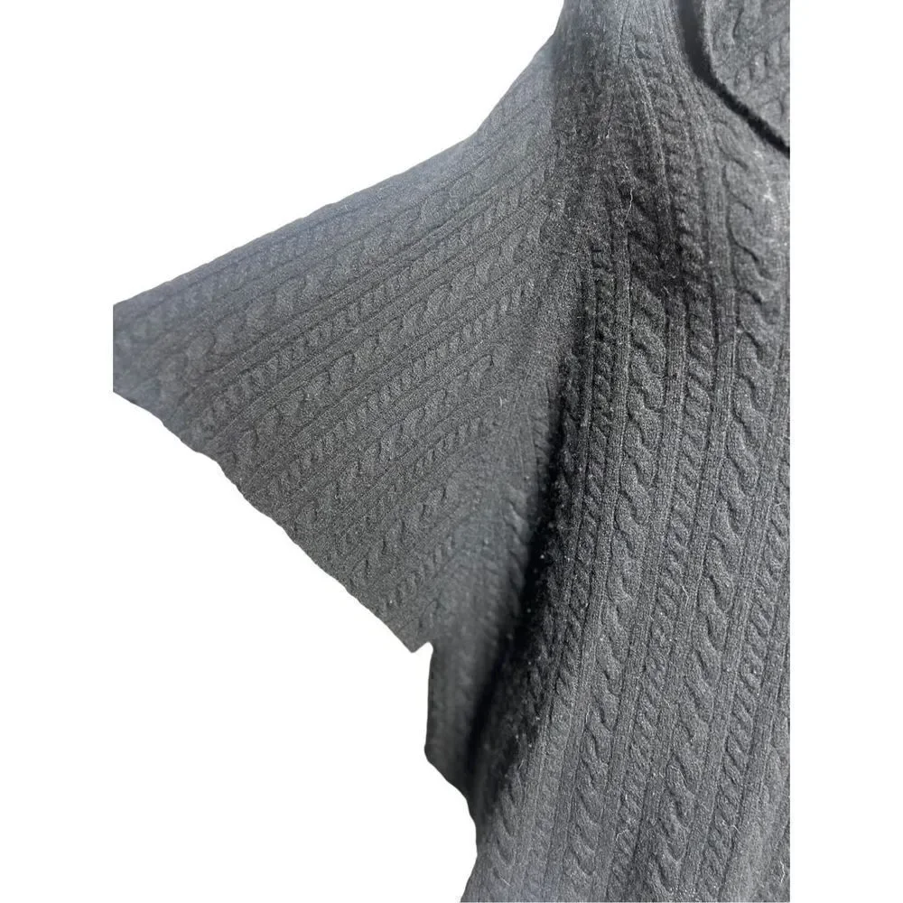 Joie Black Wing Sleeve Cowl Neck Wool & Cashmere Sweater Size XS